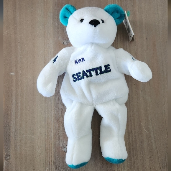 🧸 Ken Griffey Jr. #24 Salvino’s Bammers Bear – Seattle Mariners Plush - Picture 7 of 12